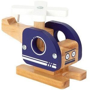 Small Foot - Houten Helikopter Blauw