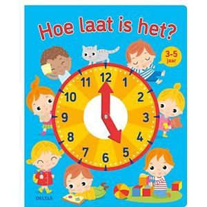 Kartonboek: Hoe laat is het? (3-5 jaar)