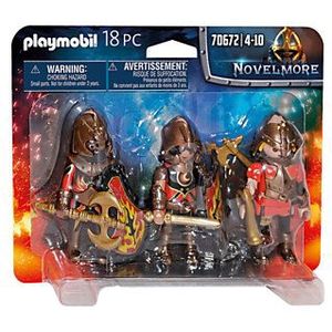 PLAYMOBIL Novelmore Set van 3 Burnham Raiders - 70672