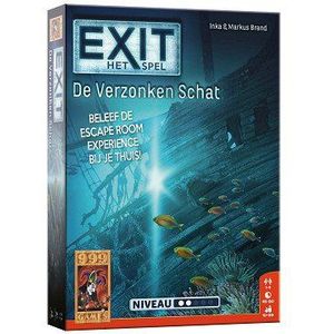 EXIT - De Verzonken Schat: Coöperatief escape room-spel voor 1-4 spelers vanaf 12 jaar