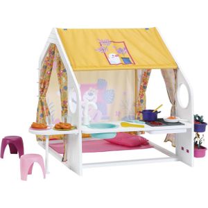 Baby Born - Weekend House - Poppenhuis - Geel - Hout