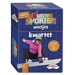 Extreme Sporten Weetjeskwartet - Identity Games | Voor 2-4 spelers | Vanaf 6 jaar | Speelduur 15 min