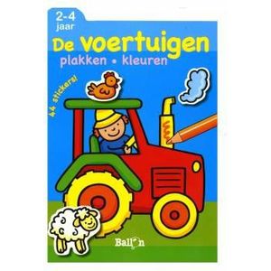 Plakken en Kleuren - De Voertuigen, 2-4 jaar