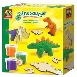 SES Klei - Dinosaurus Houten Skeletten