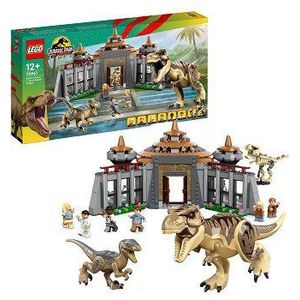 LEGO Jurassic World Jurassic Park Bezoekerscentrum: T. rex & raptor aanval Set - 76961