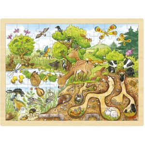 96-delige houten legpuzzel (Natuur)