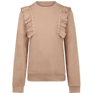 No Way Monday Meisjes Sweater Grey Brown