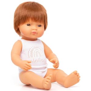 Miniland Babypop Roodharige Jongen 38cm