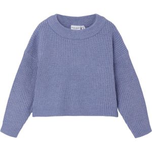 Name it Meisjes Blauwe Knit Trui Vajsa Eventide