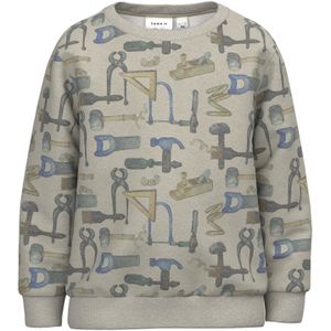 Name it Jongens Beige Sweater Gereedschap Bette Peyote Melange