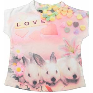 Dirkje Kinderkleding Meisjes T-Shirt Bunny