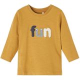 Name it Jongens Newborn Tshirt Lennart Cumin