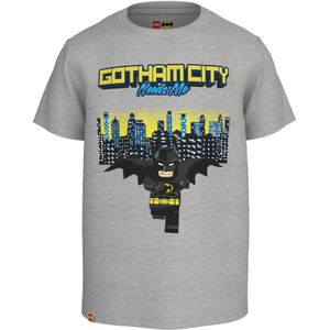 Legowear Jongens Lego Batman Shortsleeve Tshirt Gothamcity Grey Melange