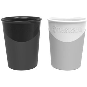 Twistshake Drinkbeker 170ml Black/white