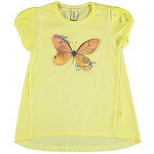 Babyface  Gele Zomer T-shirt vlinder