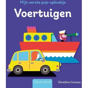 Clavis Peuterboekje Mijn Eerste Pop-up boekje Voertuigen