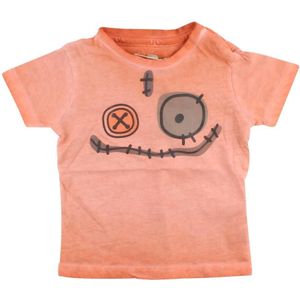 Small Rags Jongens Babykleding Oranje T-Shirt Gary