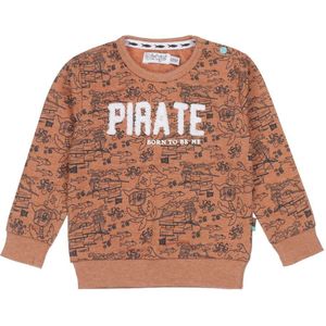 Dirkje Jongens Sweater Pirate Rusty Brown