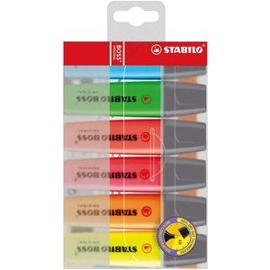 Stabilo Boss Markeerstiften Original 6st