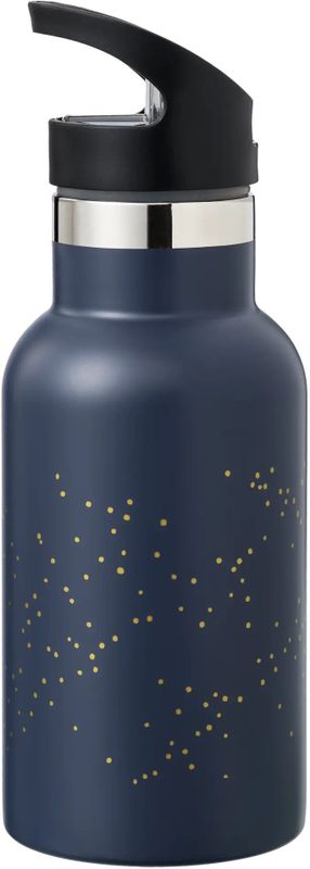 Fresk - Thermosfles - 350 ml - RVS - Lekvrij - Blauw - Dots Indigo
