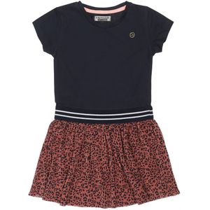 Dj Dutchjeans Kinderkleding Meisjes Jurk Navy Blauw