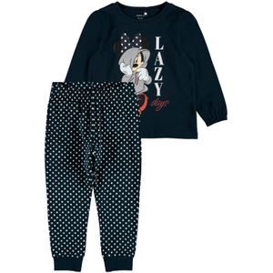 Name it Meisjes 2-delige Pyjamaset Minnie Mouse Dark Sapphire