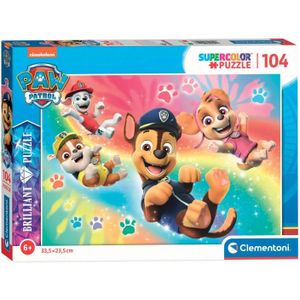 Clementoni Brilliant Legpuzzel Paw Patrol, 104st