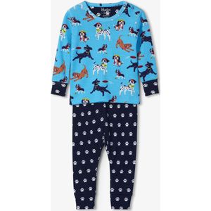 Hatley 2-delige Baby Pyjama Playful Pups Baltic Sea