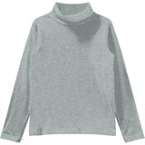 Name it Effen Jongens Rolkraag Tshirt Grey Melange