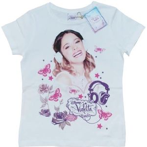 Name it Meisjes Shortsleeve T-shirt Violetta (Wit)