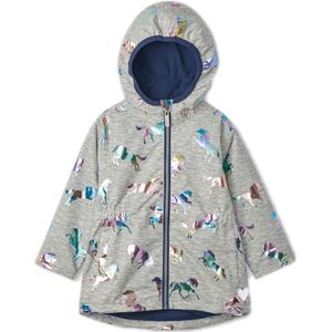 Hatley Meisjes Micro Fleece Jas Rainbow Horses