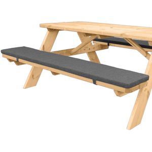 Picknicktafel kussen 200 x 30 cm - set van 2