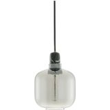 Normann Copenhagen - Amp Pendelleuchte Small Rauch/Schwarz