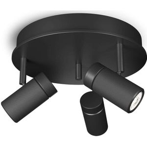 Herstal - Holder 3 Round Deckenleuchte Black