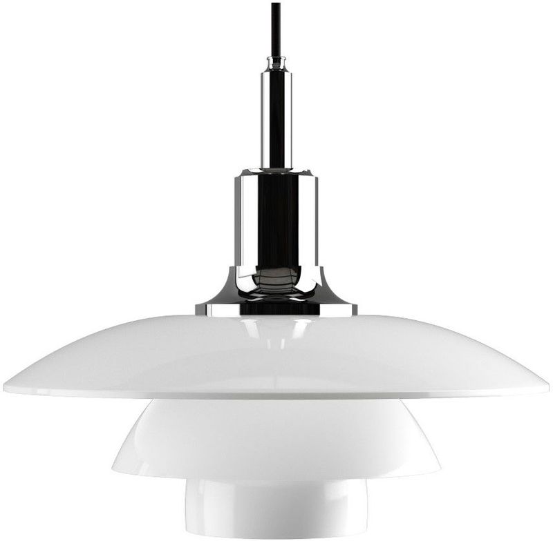Louis Poulsen - PH 3½-3 Pendelleuchte High Lustre Chrome Plated