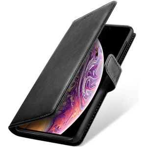 Luxury wallet hoesje Apple iPhone XS Max zwart