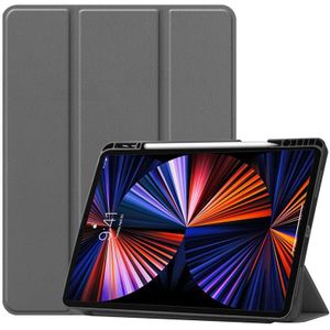 Smart cover met hard case iPad Pro 12.9 (2022/2021/2020/2018) grijs