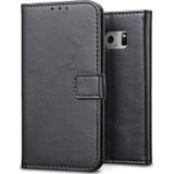 Luxury wallet hoesje Samsung Galaxy S7 Edge zwart