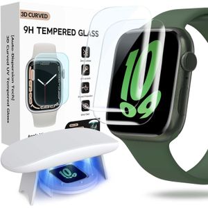Apple Watch Series 1/2/3 - 38mm UV Tempered Glass (volledig scherm)