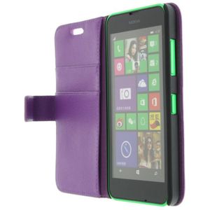 M-Supply Flip case met stand Nokia Lumia 630 paars