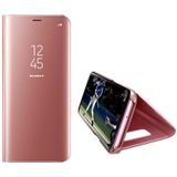 Clear View cover Samsung Galaxy A50 rose goud