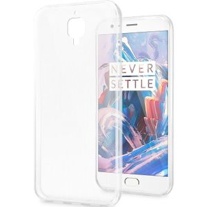 Hoesje OnePlus 3 flexi bumper - 0,3mm - doorzichtig