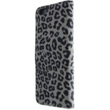Wallet case tijgerprint Apple iPhone 6 Plus licht bruin
