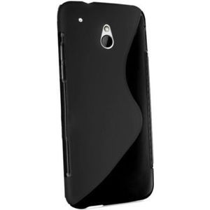Silicon TPU case HTC One Mini zwart