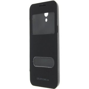 Hoesje Samsung Galaxy Core Lite S-View cover zwart