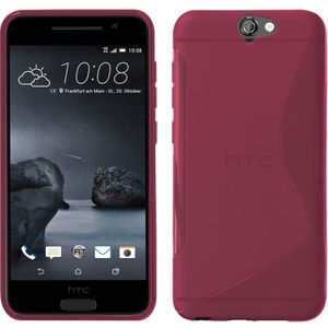 Hoesje HTC One A9 TPU case roze