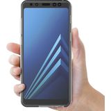 Samsung Galaxy A8 2018 TPU hoesje voor + achter
