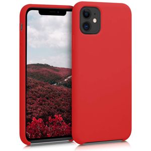 Softcase hoesje Apple iPhone 11 mat - rood