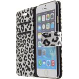 Wallet case tijgerprint Apple iPhone 6 wit