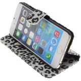 Wallet case tijgerprint Apple iPhone 6 wit